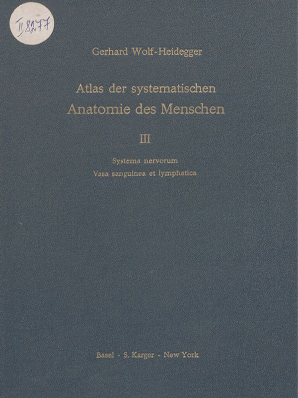 Atlas der systematischen Anatomie des Menschen