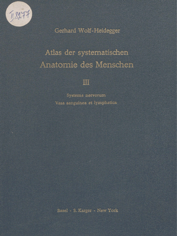 Atlas der systematischen Anatomie des Menschen