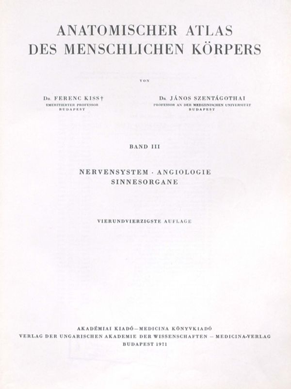 Anatomischer atlas des menschlichen korpers