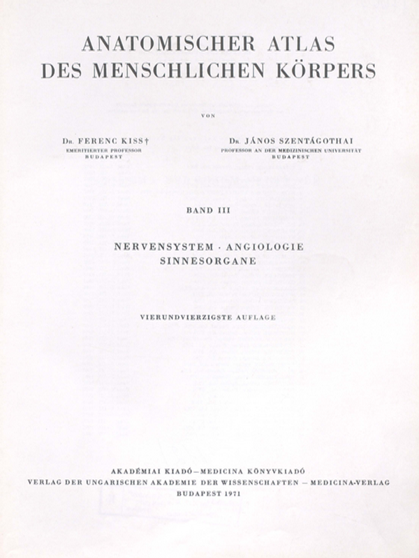 Anatomischer atlas des menschlichen korpers