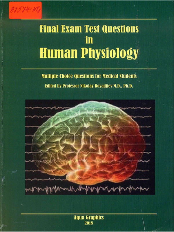 Final exam test questions in human physiology