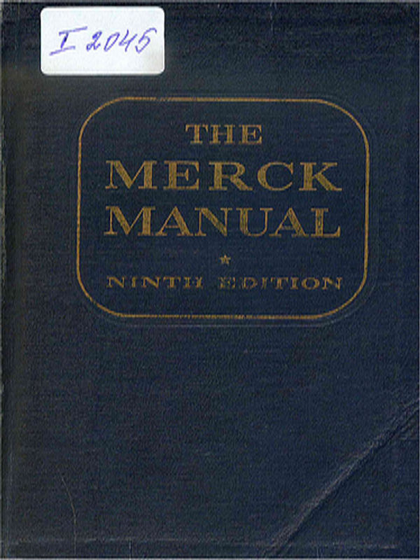 The Merck Manual of diagnosis and therapy