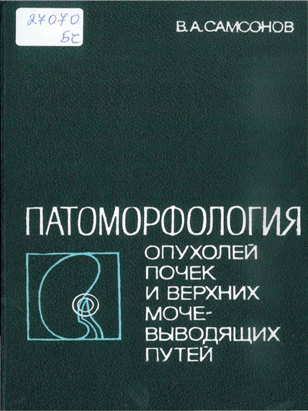 Патоморфология опухолей почек и верхних мочевыводящих путей