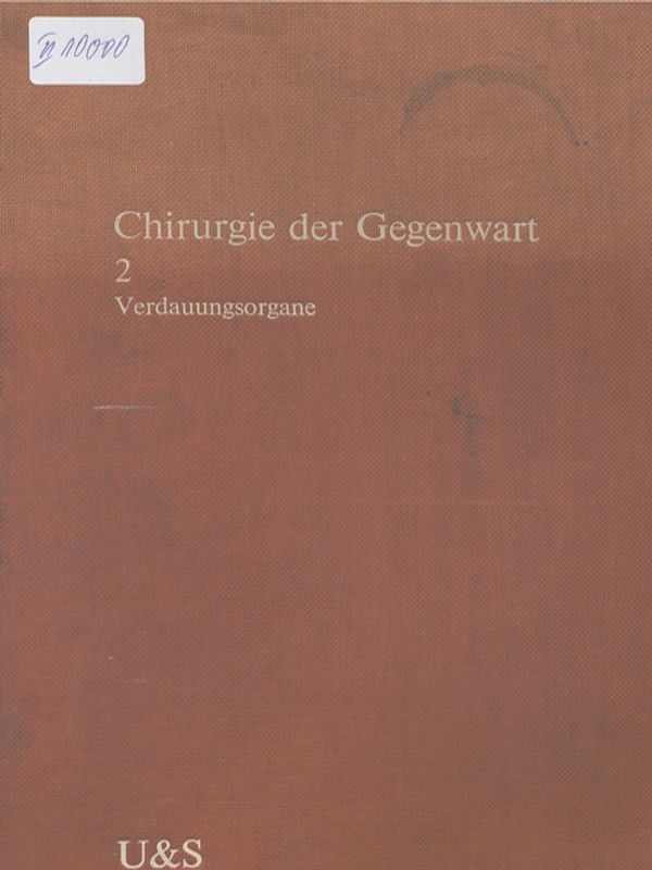 Chirurgie der Gegenwart