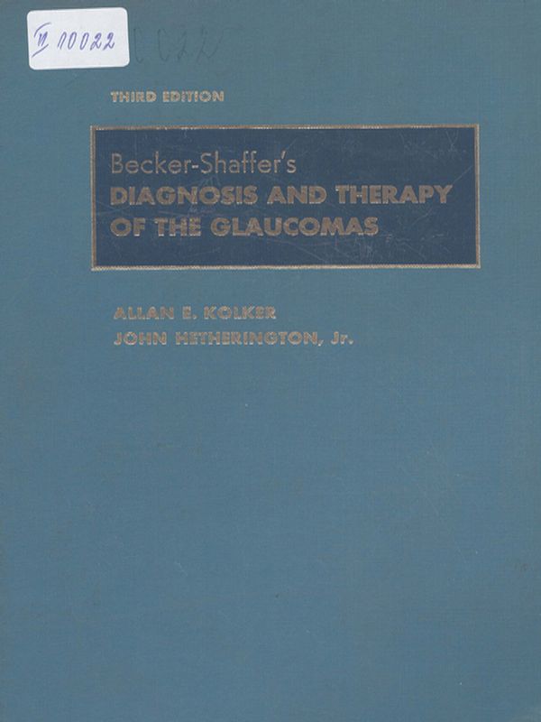 Becker-Shaffer`s diagnosis and therapy of the glaucomas