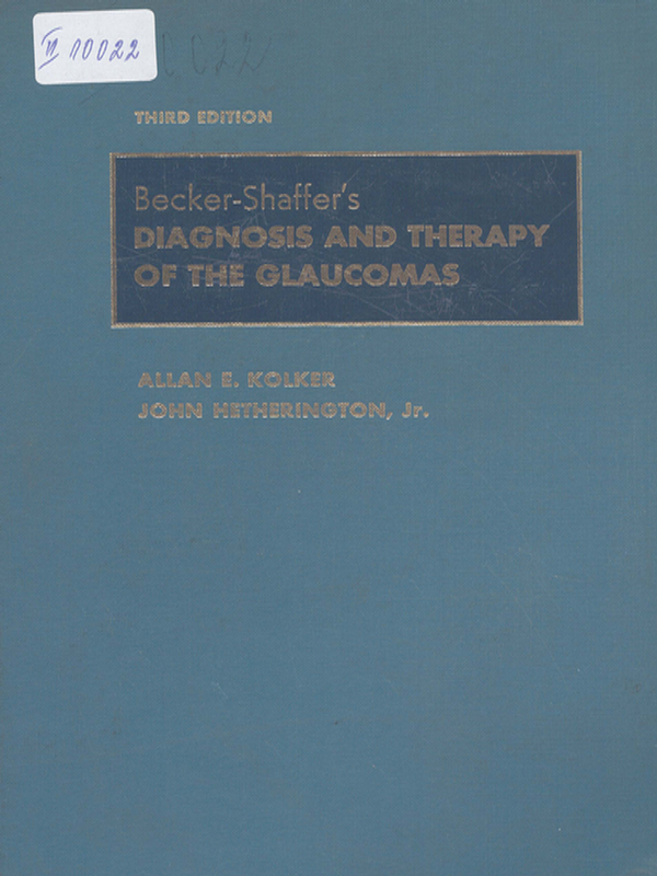 Becker-Shaffer`s diagnosis and therapy of the glaucomas
