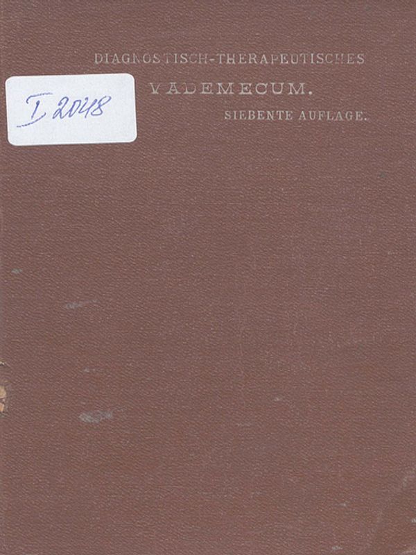 Diagnostisch-therapeutisches Vademecum