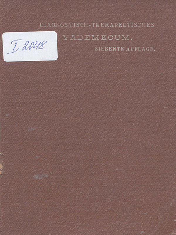 Diagnostisch-therapeutisches Vademecum