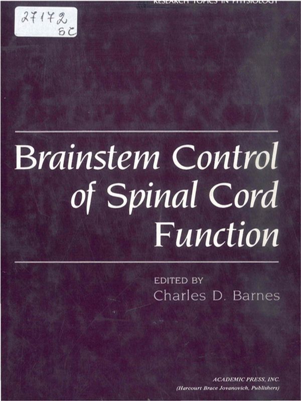 Brainstem control of spinal cord function