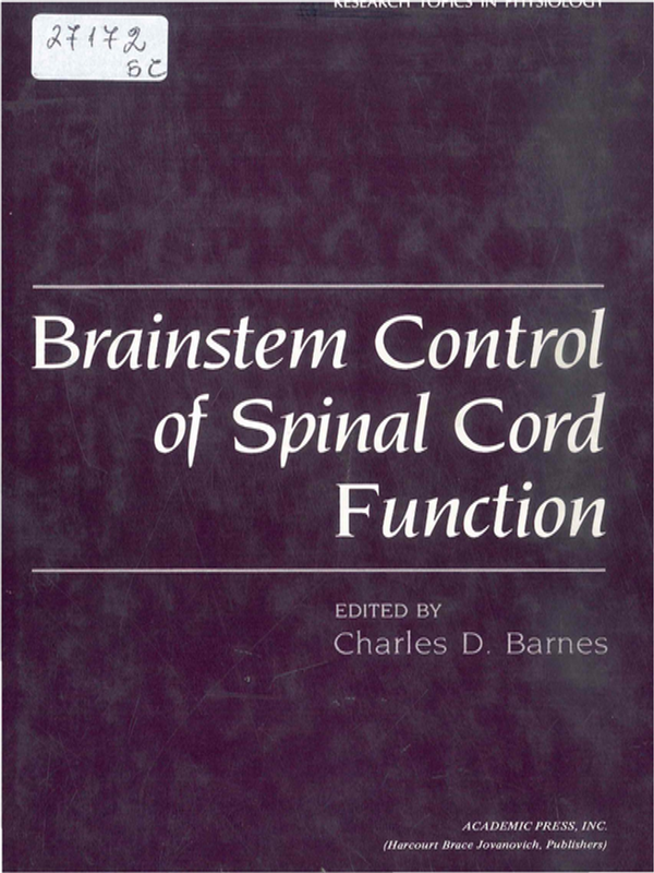 Brainstem control of spinal cord function