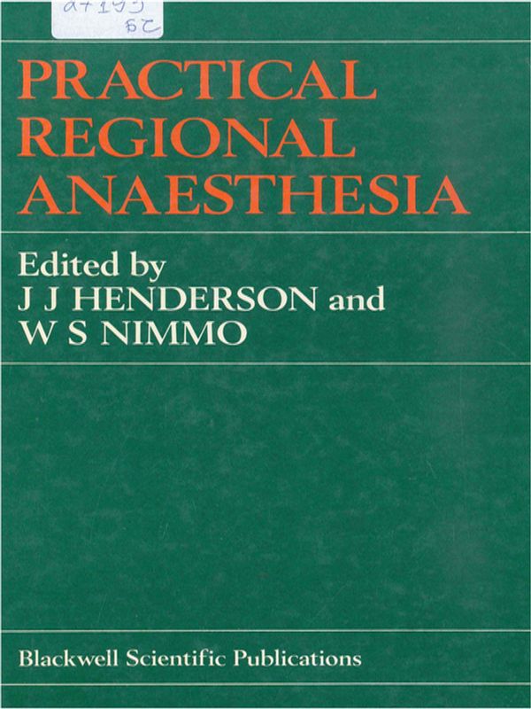 Practical regional anaesthesia