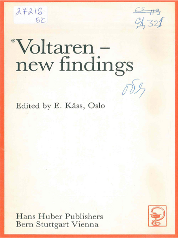Voltaren - new findings