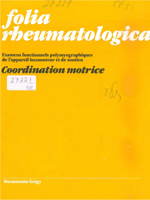 Polymyographic functional testing of the support and locomotor systems