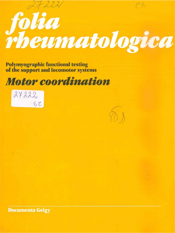 Polymyographic functional testing of the support and locomotor systems
