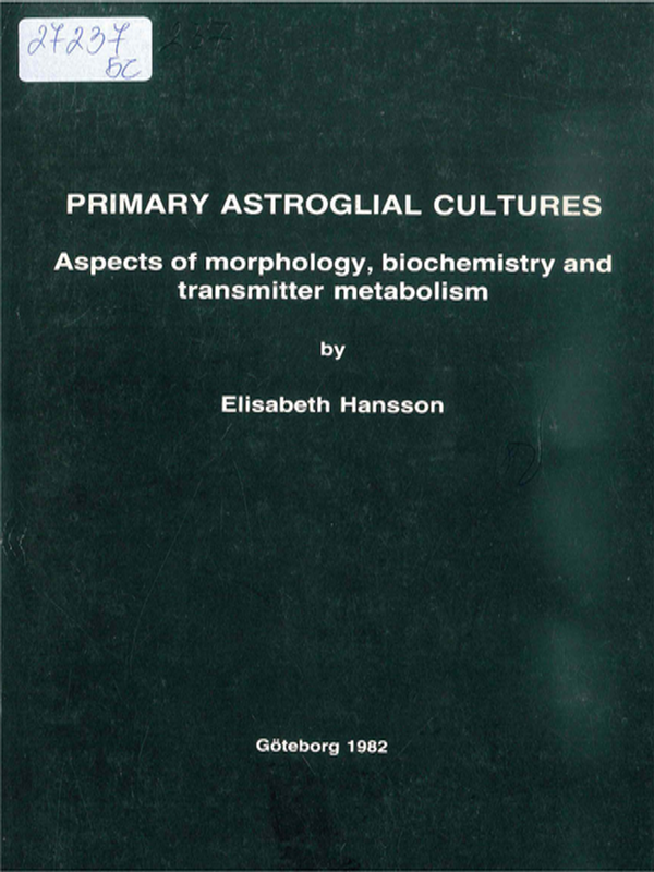Primary astroglial cultures