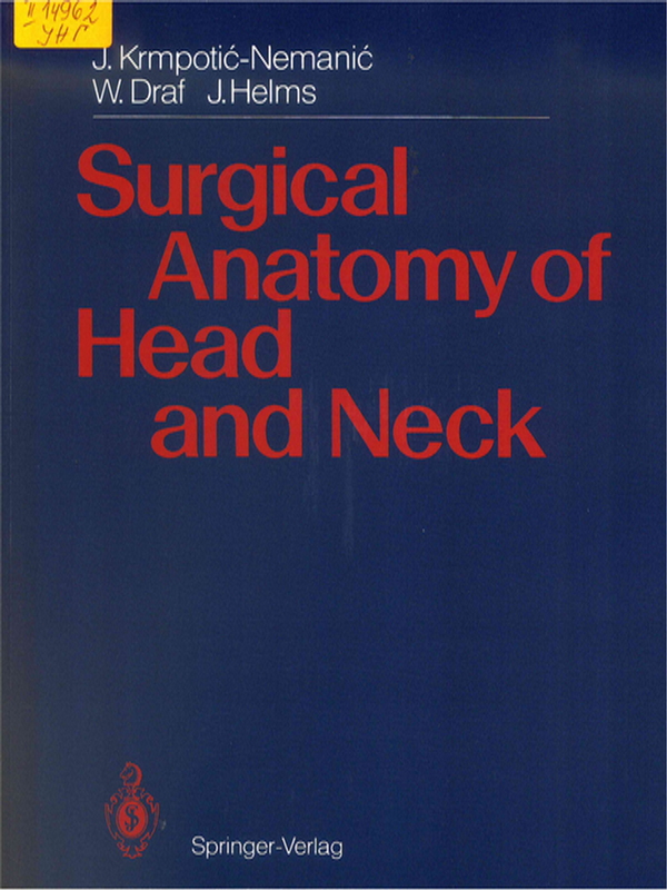 Surgical anatomy of head and neck