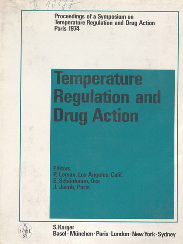 Temperature regulation and drug action