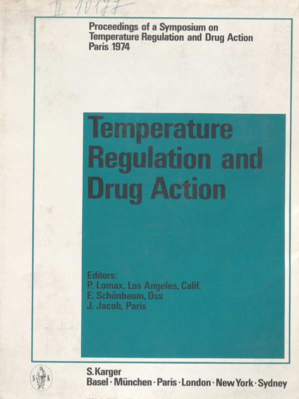 Temperature regulation and drug action
