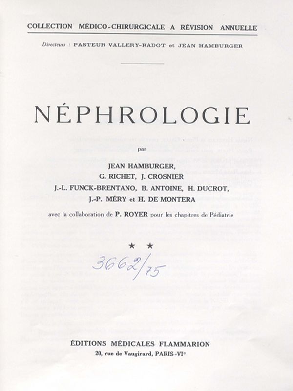 Nephrologie
