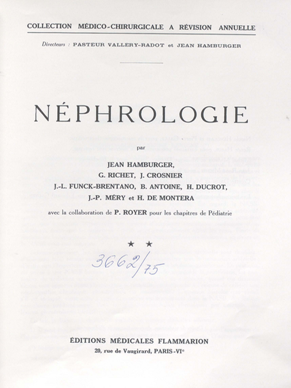 Nephrologie