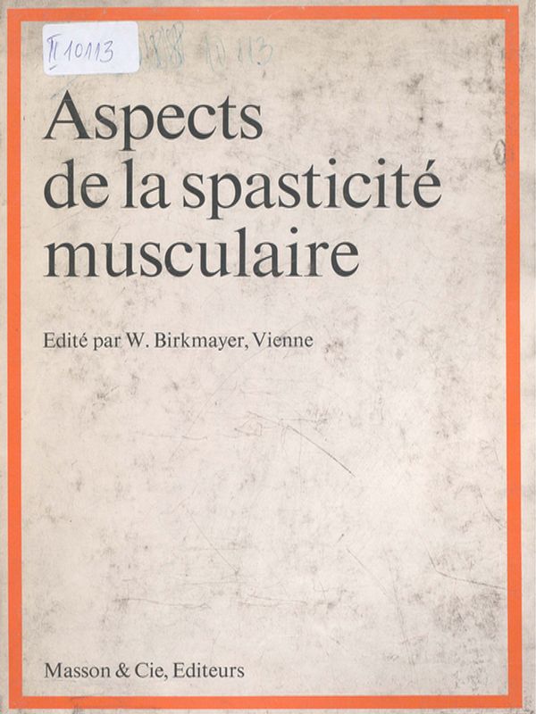 Aspects de la spasticite musculaire