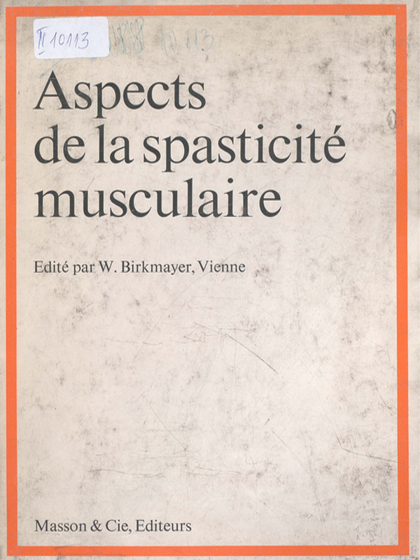 Aspects de la spasticite musculaire