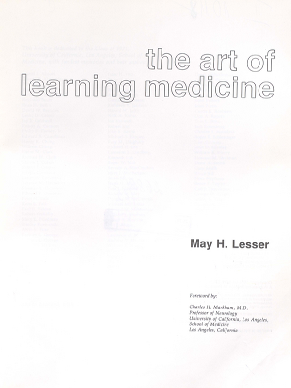 The Art of Learning Medicine