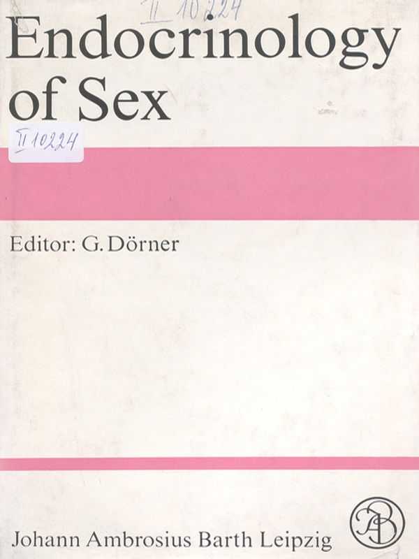 Endocrinology of Sex