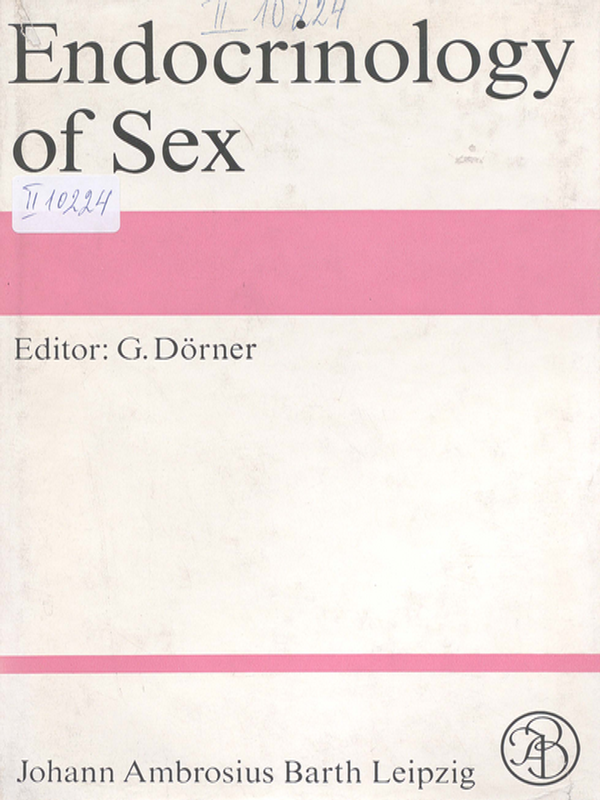 Endocrinology of Sex