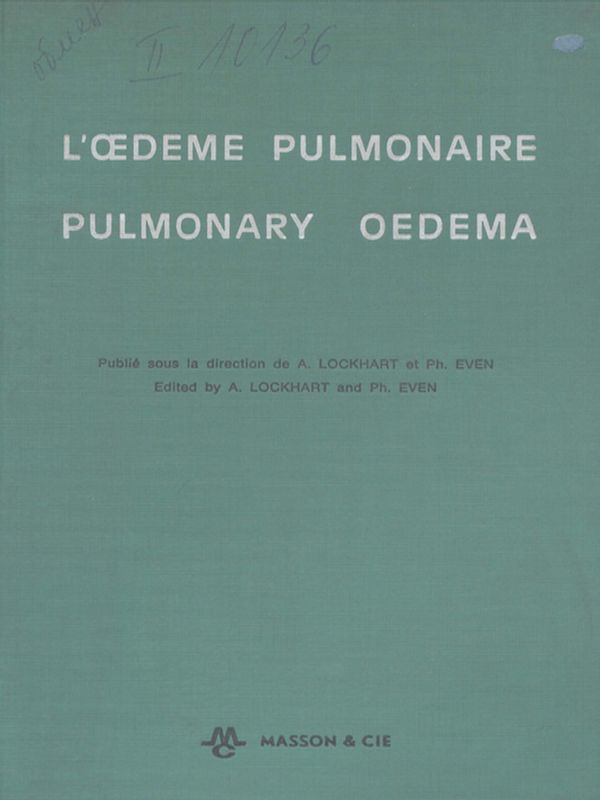 L`oedeme pulmonaire