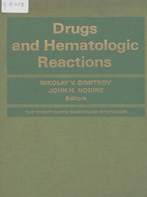 Drugs and Hematologic Reactions
