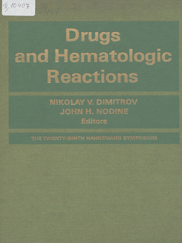 Drugs and Hematologic Reactions