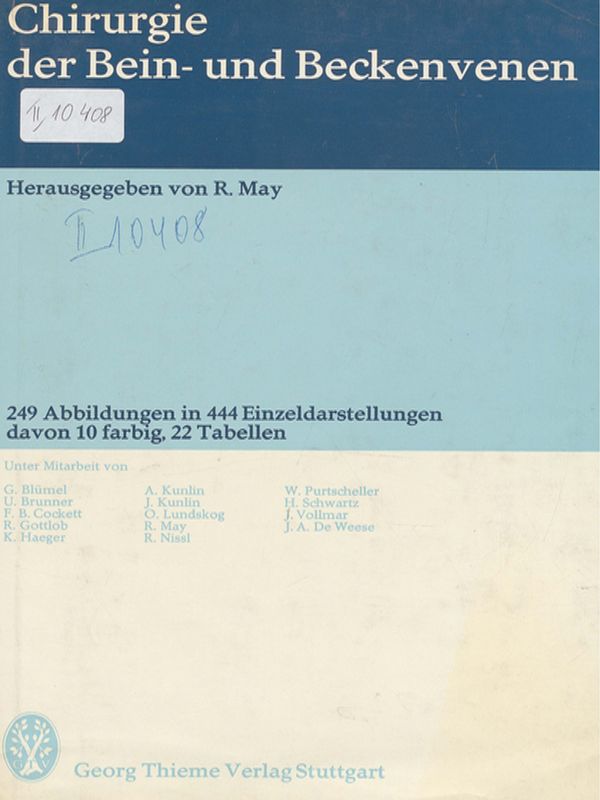 Chirurgie der bein- und becken venen