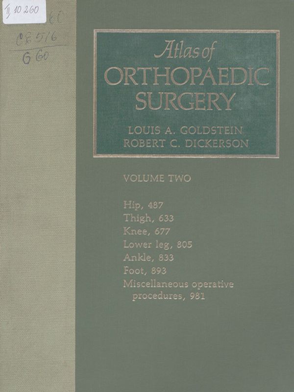 Atlas of orthopaedic surgery