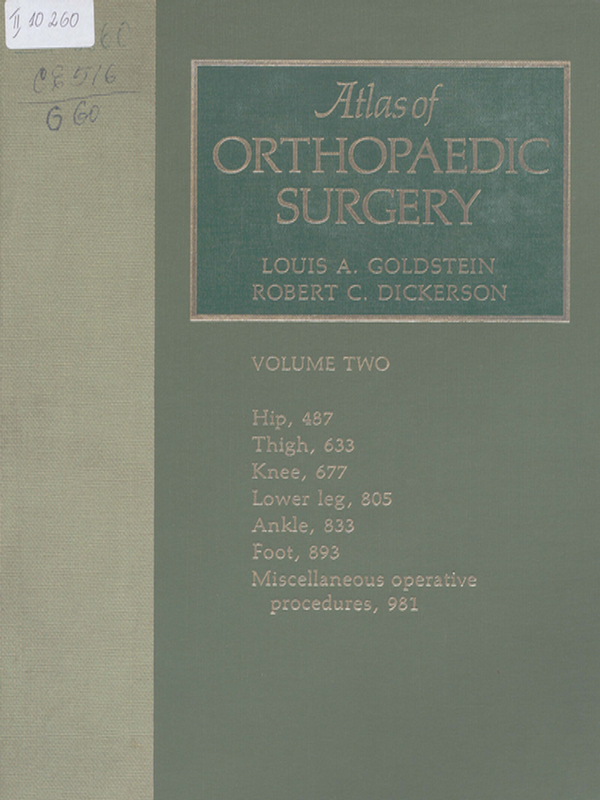 Atlas of orthopaedic surgery