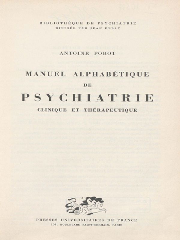 Manual Alphabetique de Psychiatrie