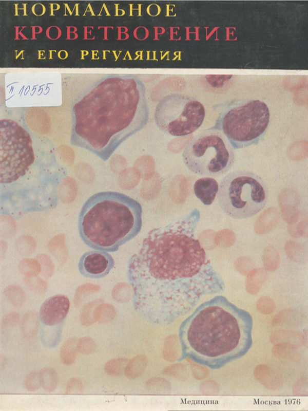 Нормальное кроветворение и его регуляция