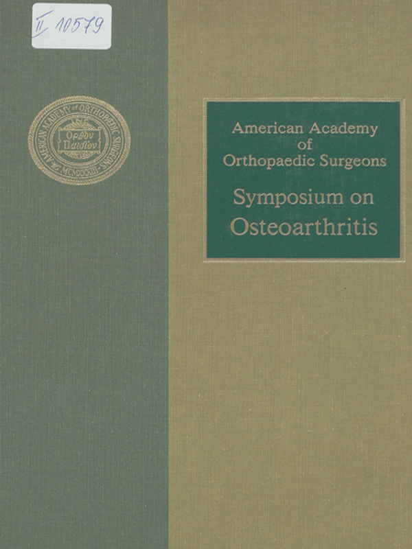 Symposium on Osteoarthritis