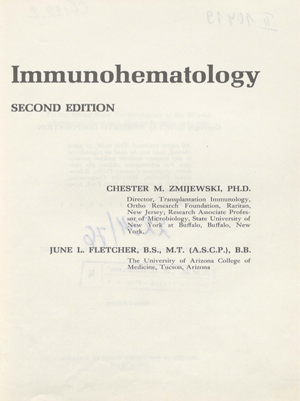Immunohematology