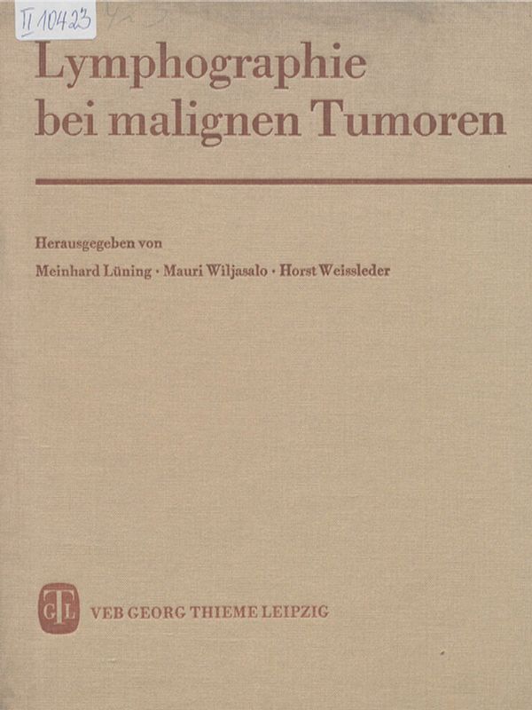 Lymphographie bei malignen Tomoren