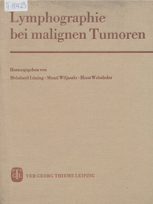 Lymphographie bei malignen Tomoren
