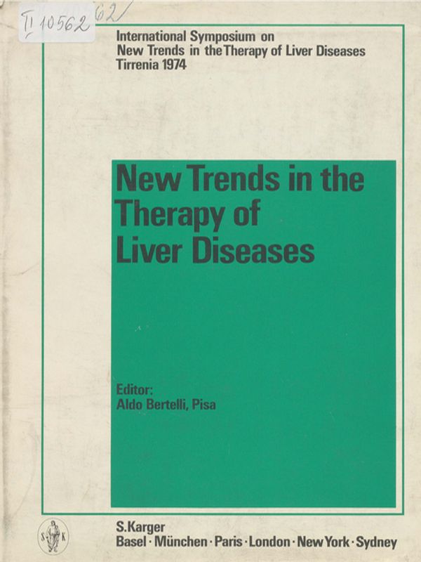 New trends in the therapy of liver diseases
