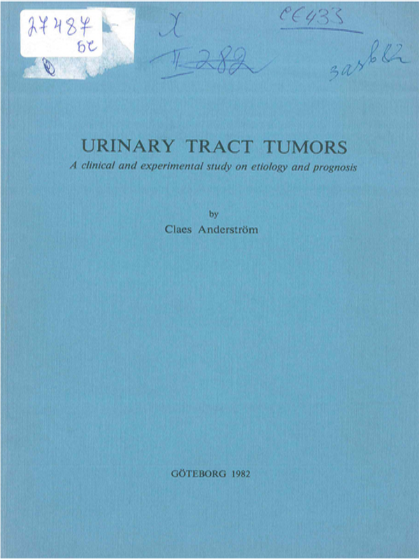 Urinary tract tumors