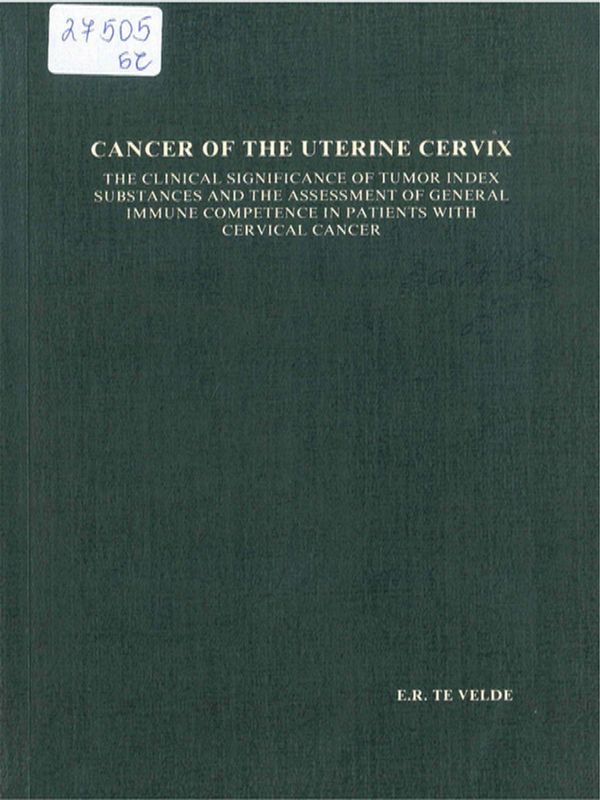 Cancer of the uterine cervix