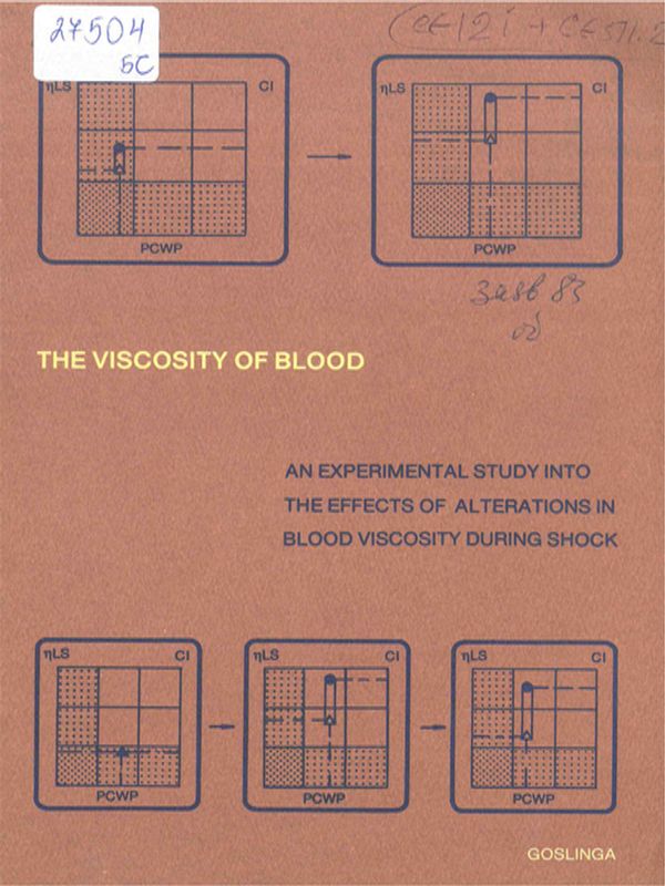 The viscosity of blood