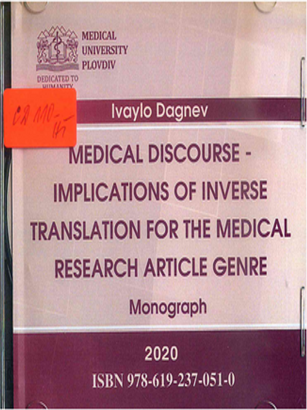 Medical discourse - implications of inverse translation for the medical research article genre