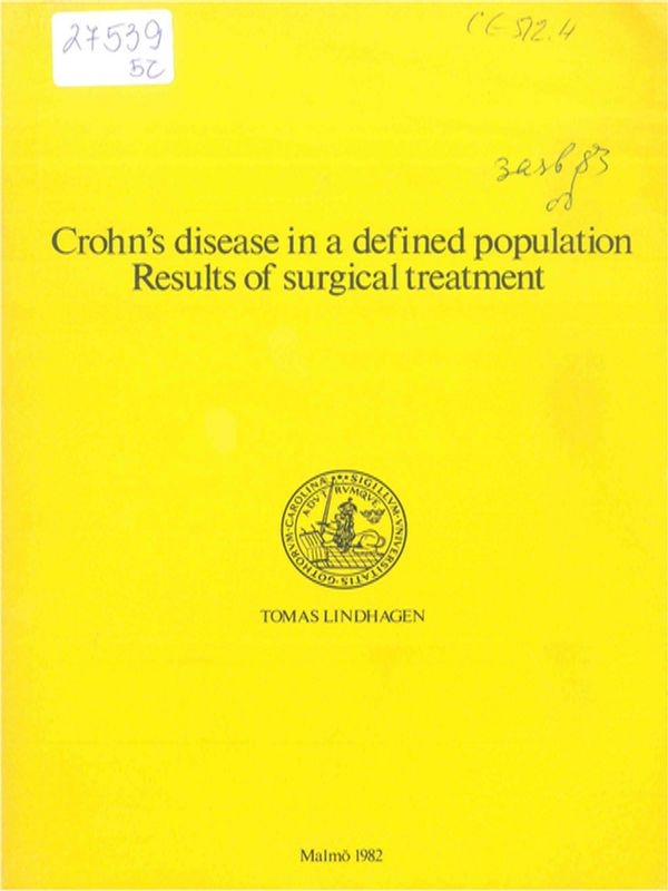 Crohn's disease in a defined population