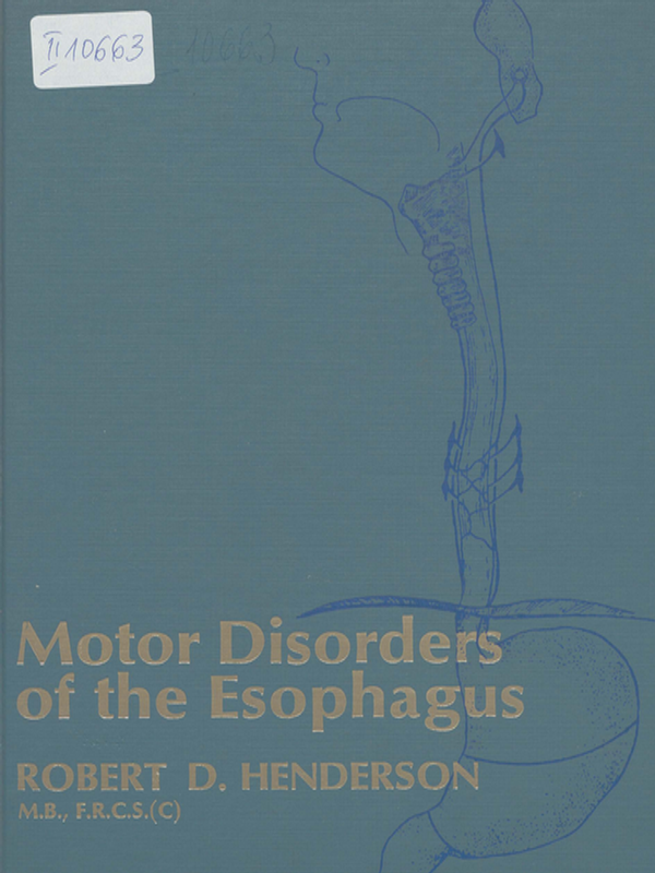 Motor disorders of the esophagus