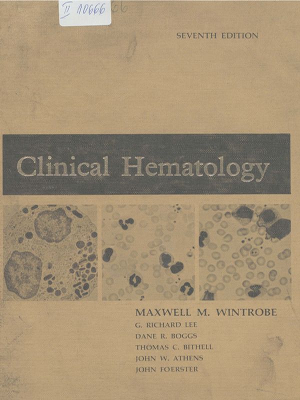 Clinical hematology