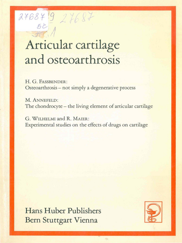 Articular cartilage and osteoarthrosis
